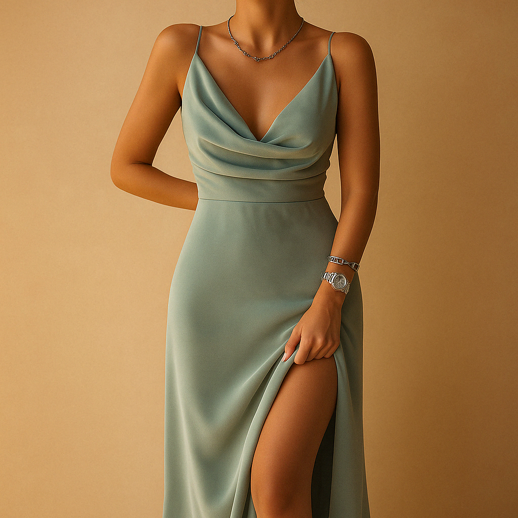 Wilgene Damen Maxikleid Elegant Femnin - Norvielle