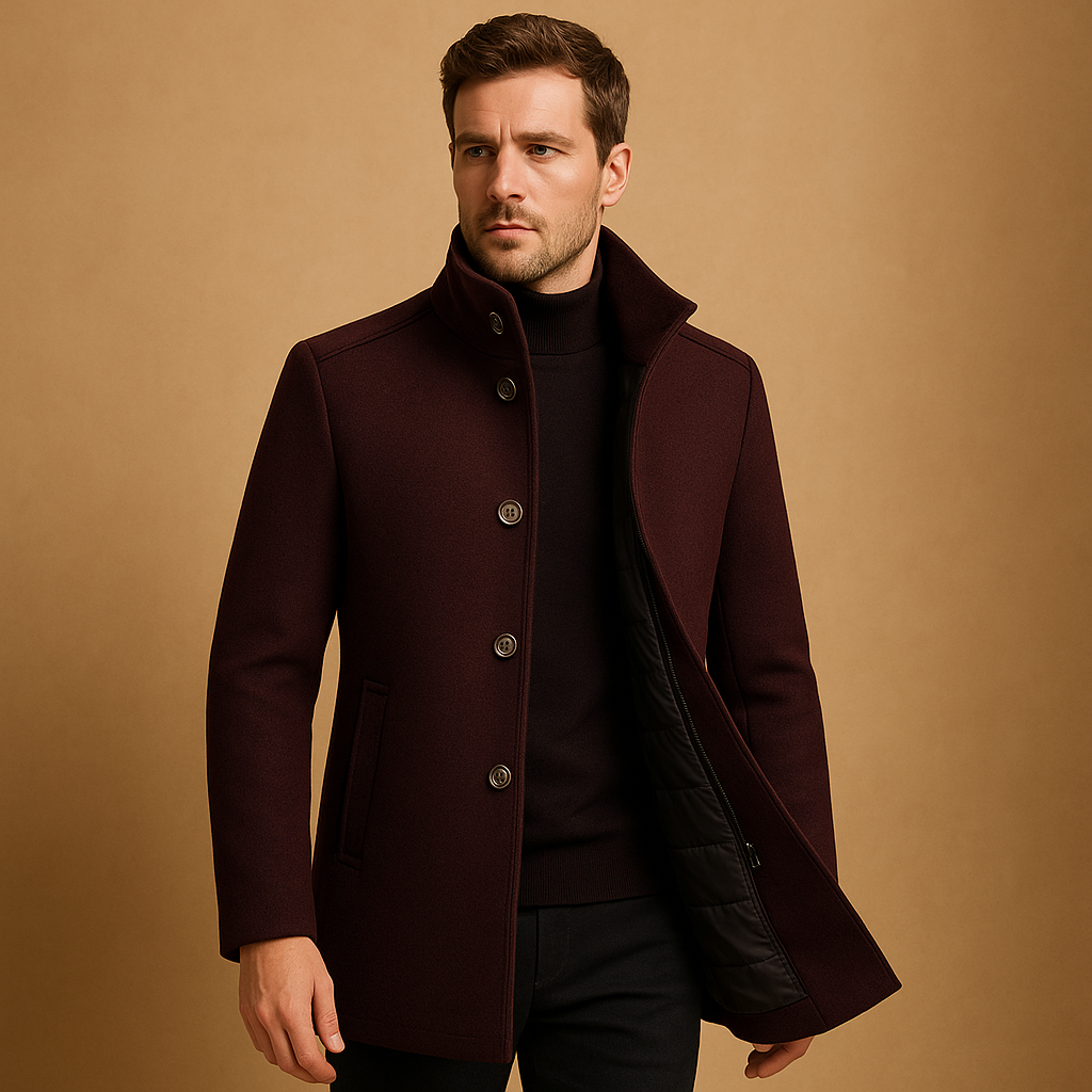 Herren Winterjacke Warm Elegant Zeitlos