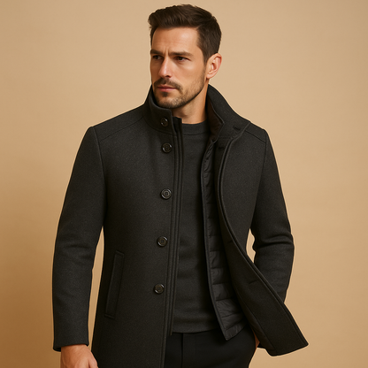 Herren Winterjacke Warm Elegant Zeitlos
