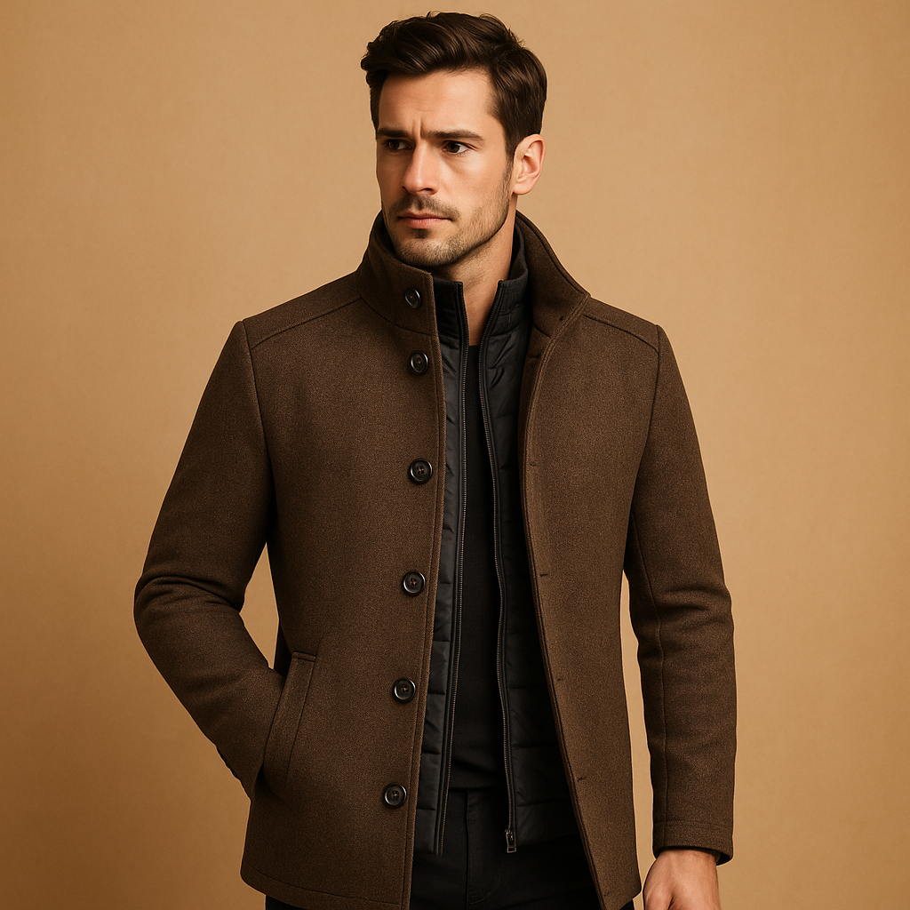 Herren Winterjacke Warm Elegant Zeitlos