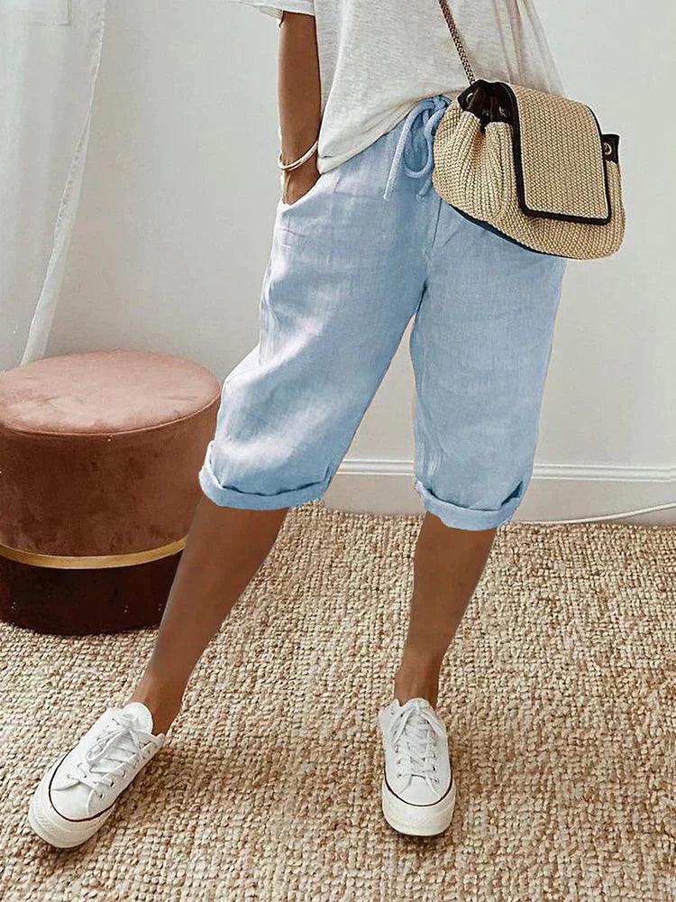 Ella Damen Leichte Shorts