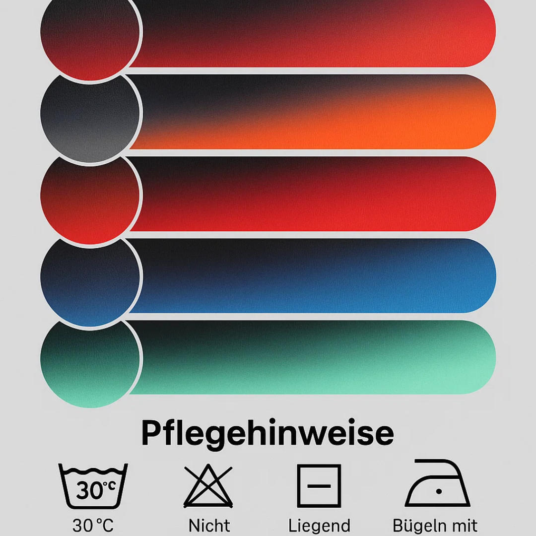 Herren Sportbekleidungsset Zweiteilig Farbverlauf Bewegungsfreiheit