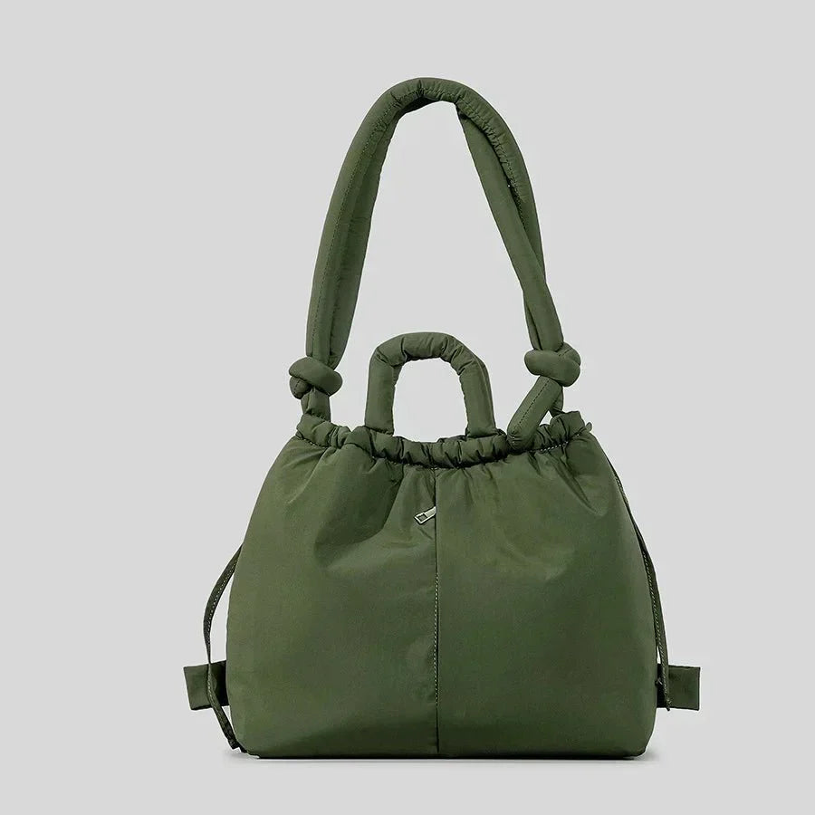 Damen Schultertasche Gepolstert Groß