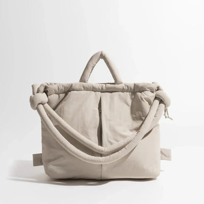 Damen Schultertasche Gepolstert Groß - Norvielle