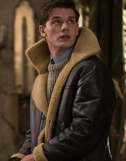 Lammfelllederjacke Leder