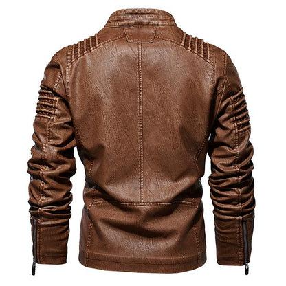 Lederjacke Herren Ledermantel