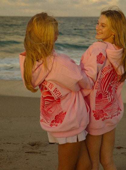Kapuzenpullover Surf Wave mit Stickerei Lässig