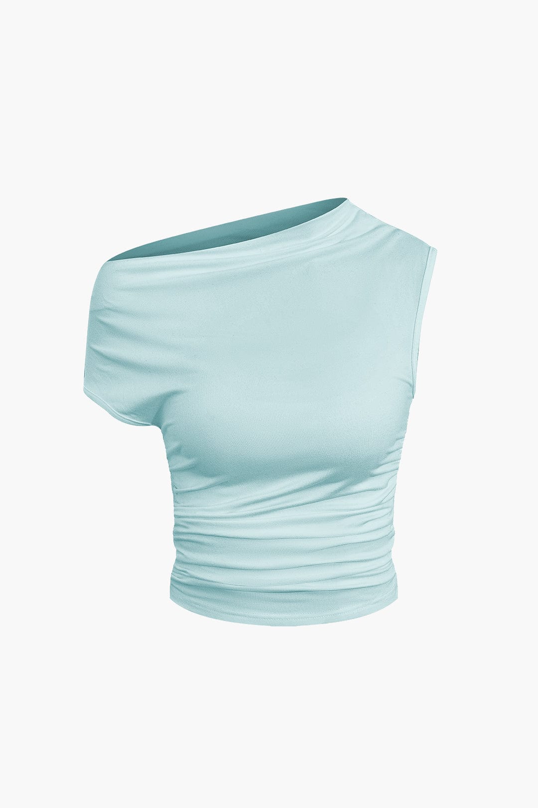 Damen One-Shoulder- und Minirock Set