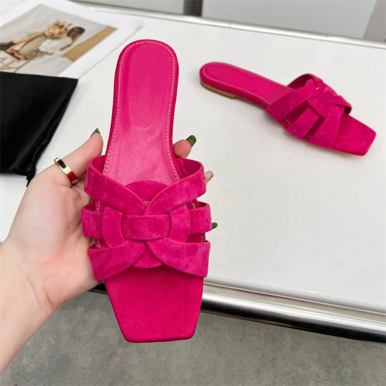 Damen Mittelhoch Schuhe Einfaches Kreuzdesign