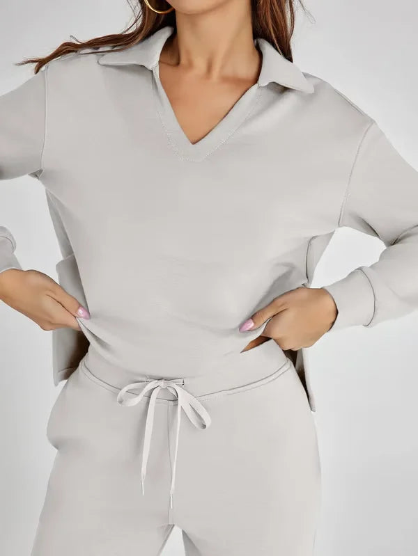 Damen Hoodie-Set Weich Warm Bequem