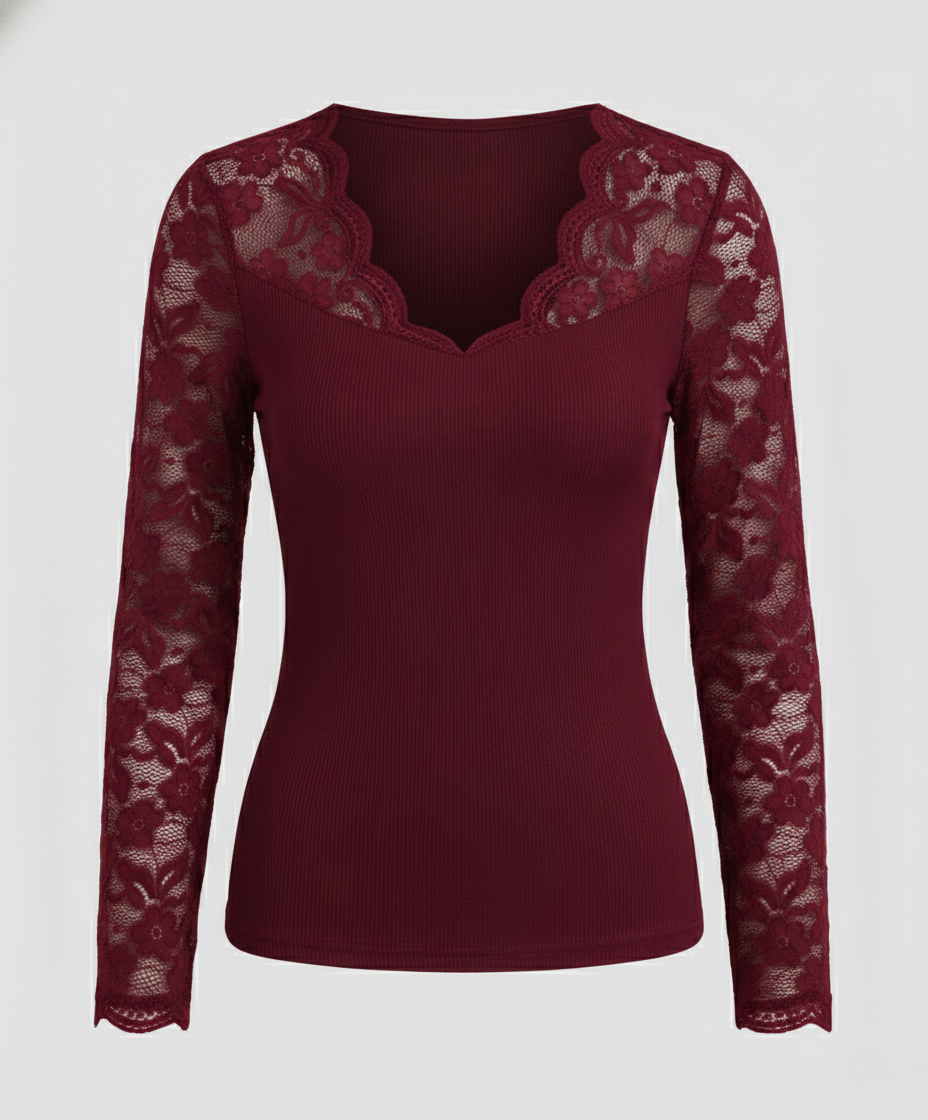 Damen Spitzen-Bodysuit Elegant