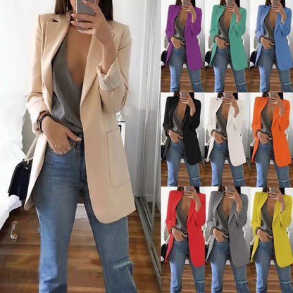 Damen Blazer Büro Elegant