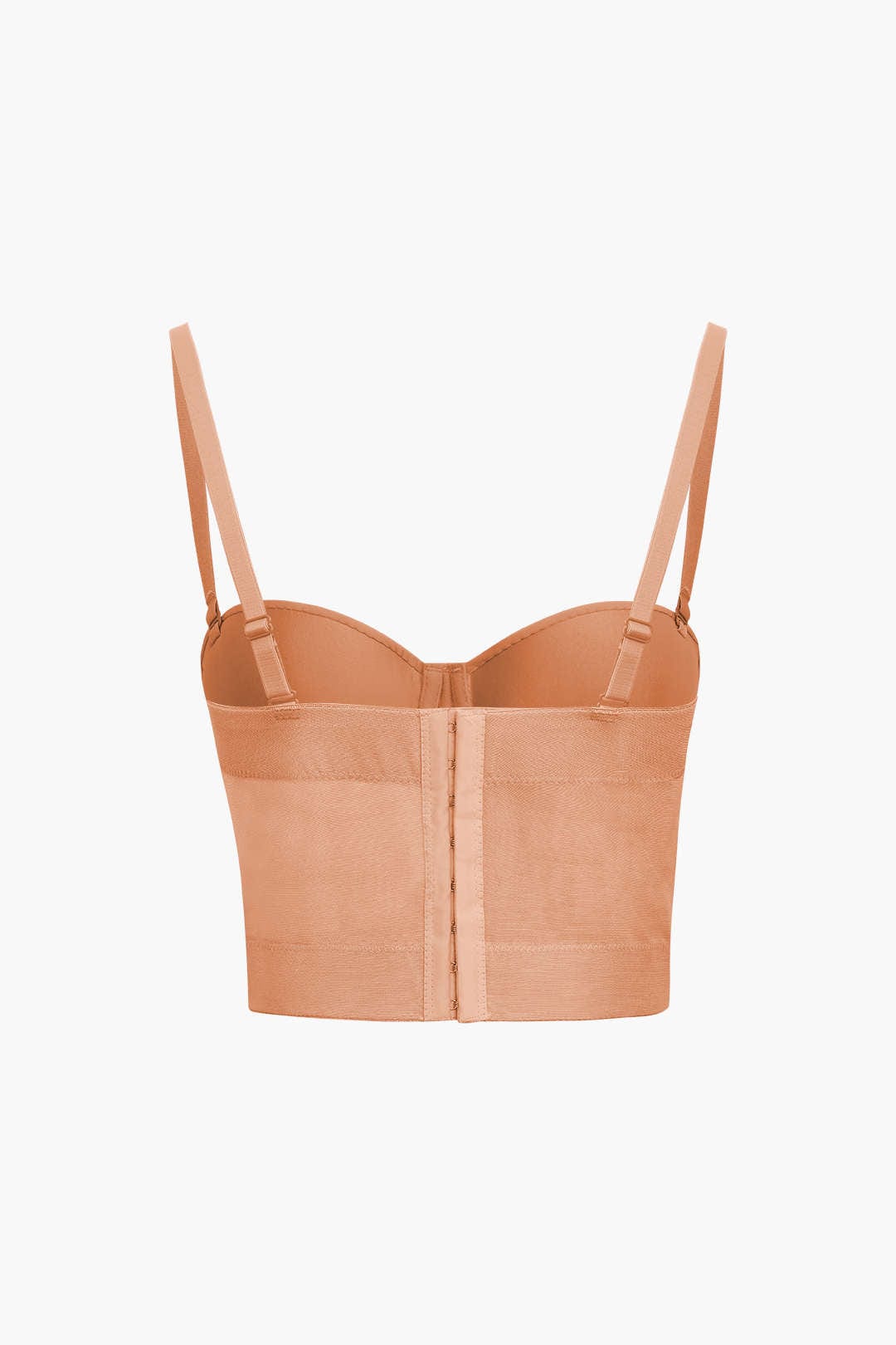 Damen Bustier- Figurbetonter Bügel-BH transparentes Mesh