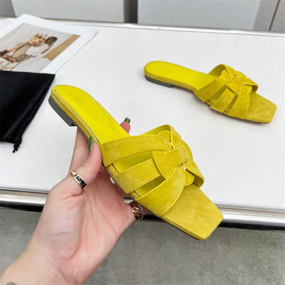 Damen Mittelhoch Schuhe Einfaches Kreuzdesign