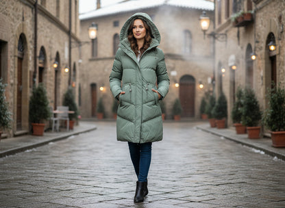 Damen Winterjacke Isoliert Wärme