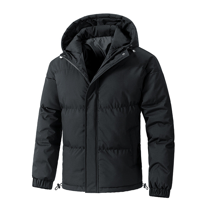 Herren Winterjacke Gewatteert Mit Kapuze