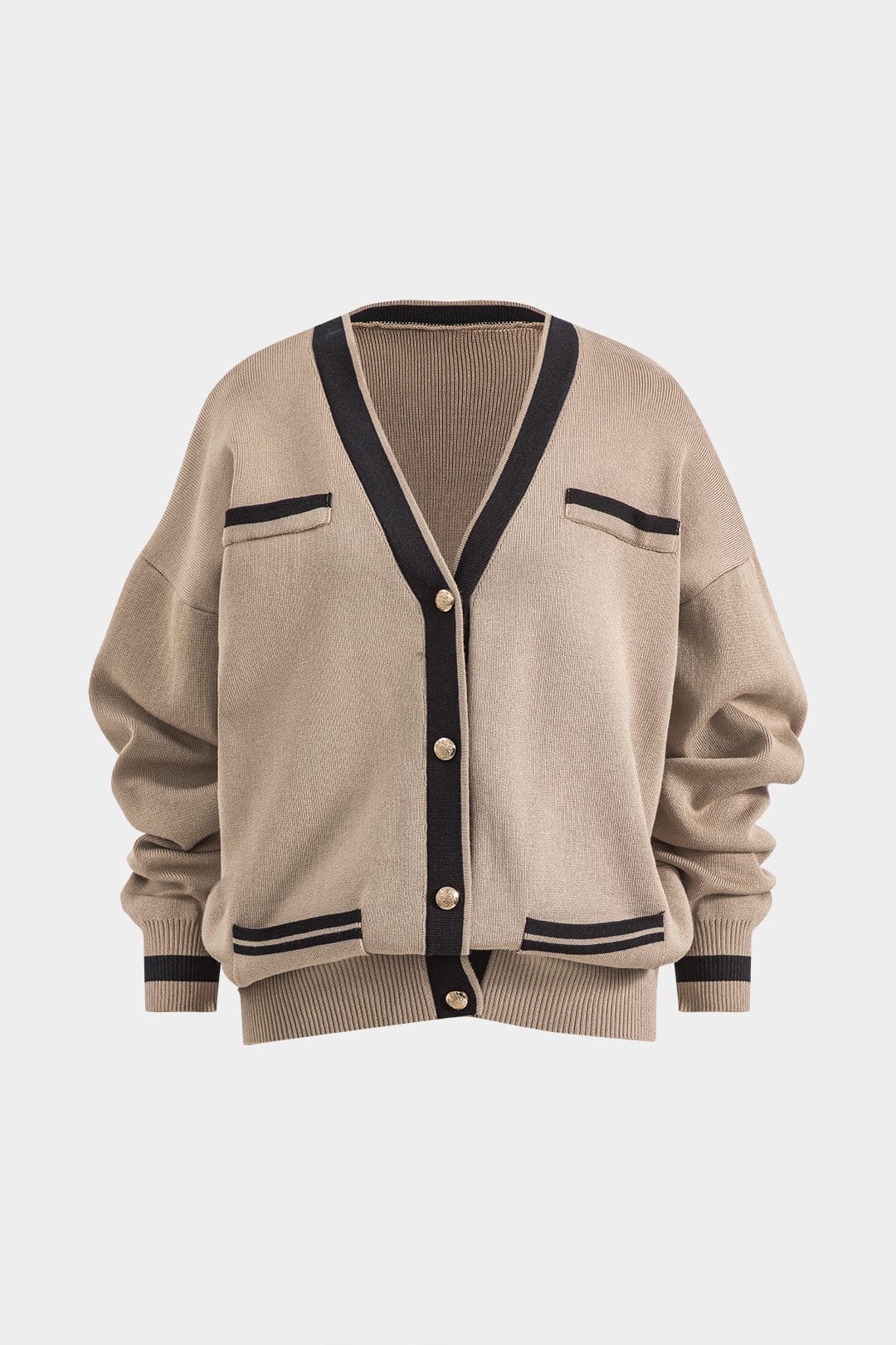 Damen Strick-Set Cardigan und Rock Elegantes Ensemble