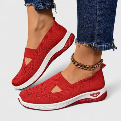 Damen Slip-On Sneaker Atmungsaktives Mesh