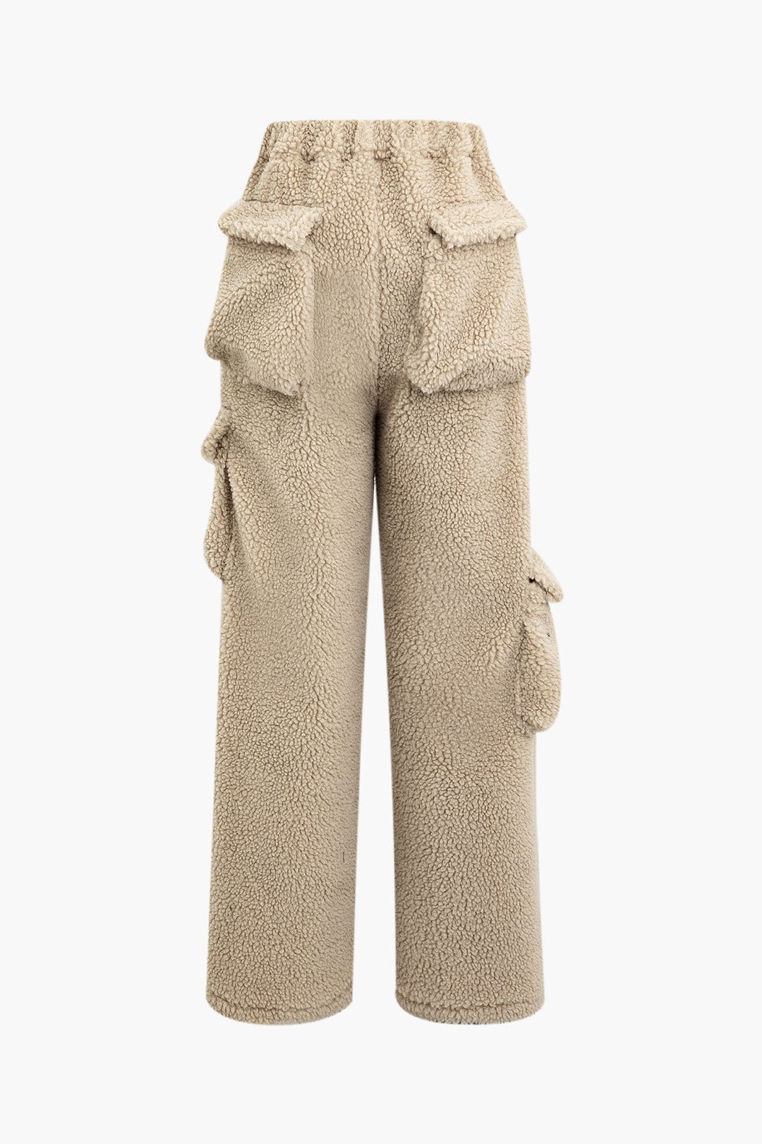 Misha Damen Teddy-Zweiteiler Cargohose Cropped-Jacke