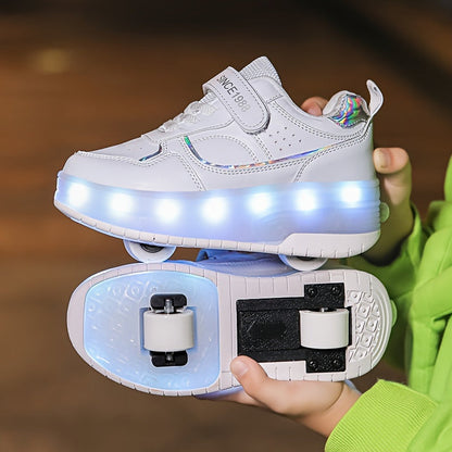 Kinder Lichtroller Sneaker Leuchtschuh Farbenfroh
