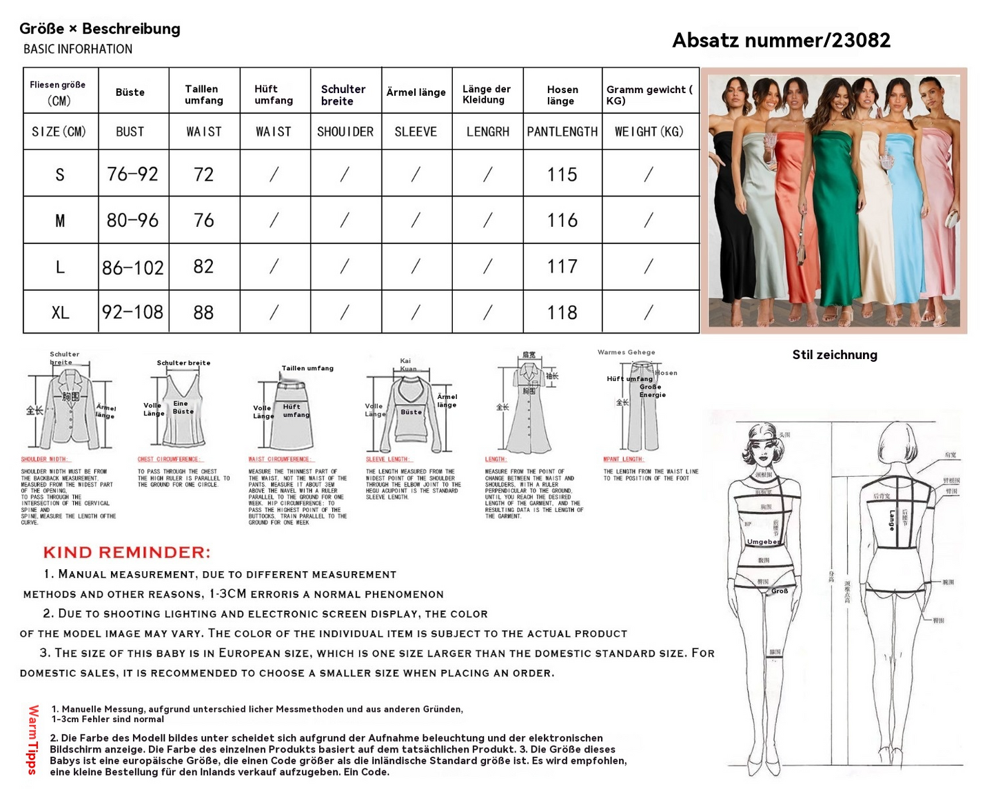 Satin Damen Schlauchtop-Kleid Rückenfrei Hohl