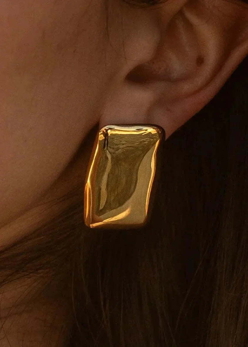 Goldene Ohrringe Blanca - Norvielle