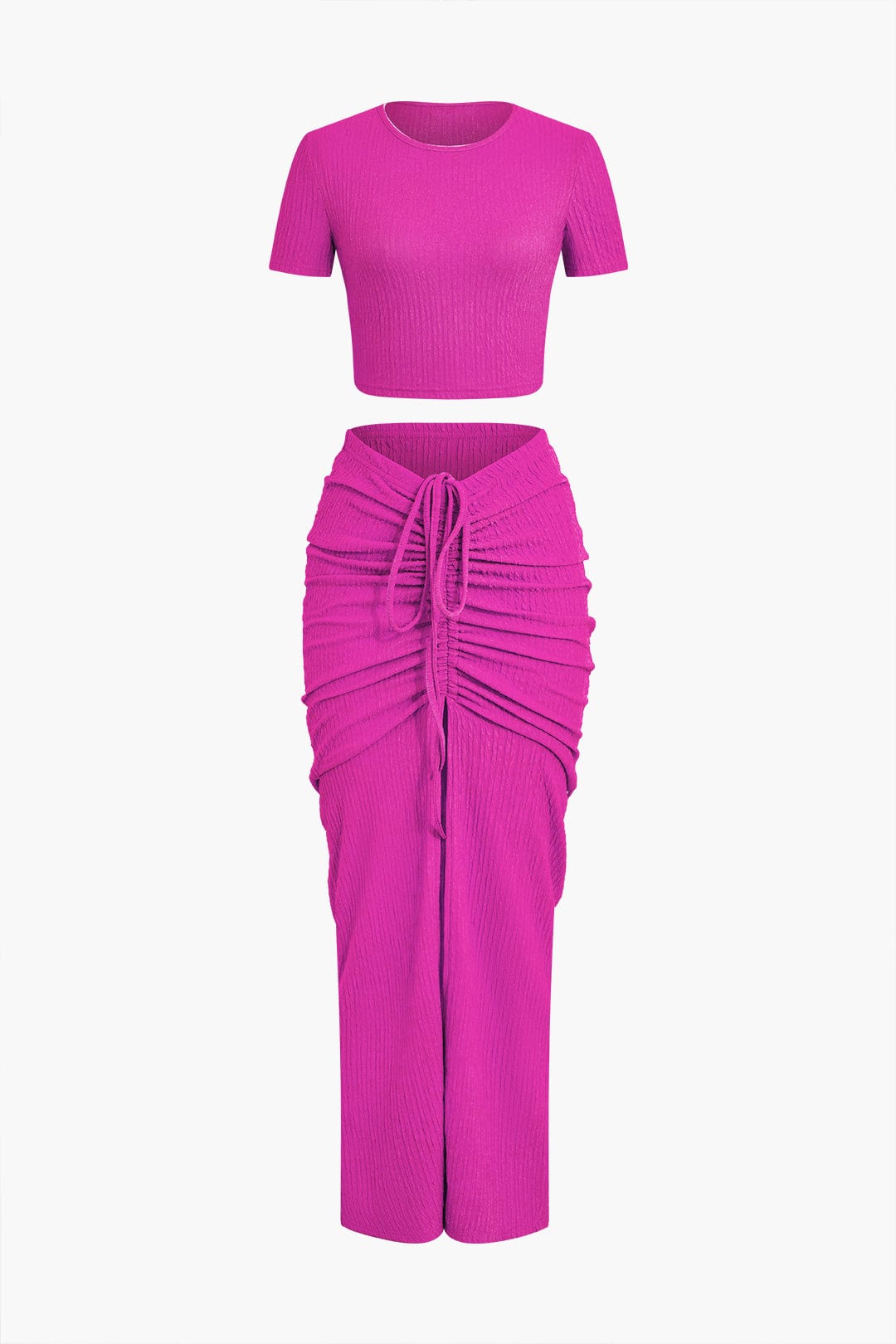Damen Zweiteiliges Set Raffung