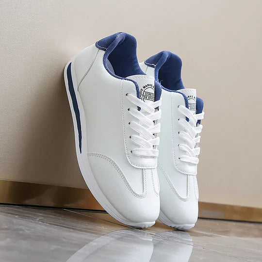 Damen Sneaker Weiß Baumwolle Bequem