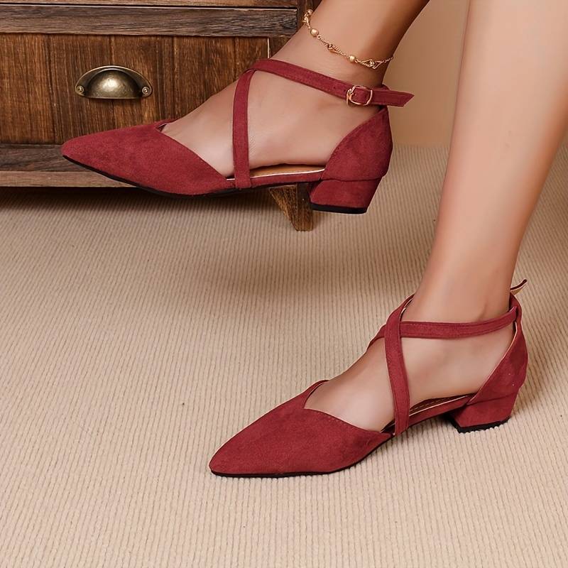 Norvielle Damen Flache Schuhe Einfarbig