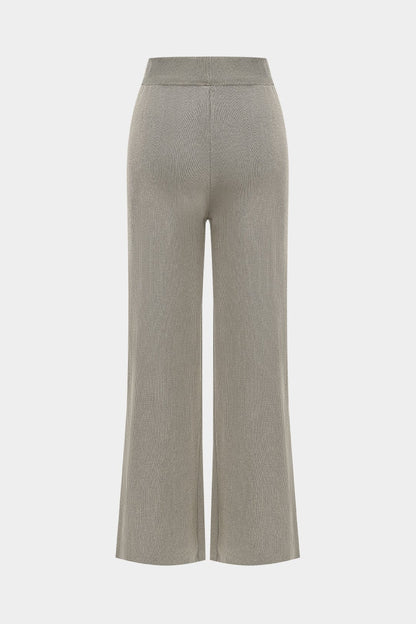 Damen Elegantes Strickset 3-teilig Gerippt