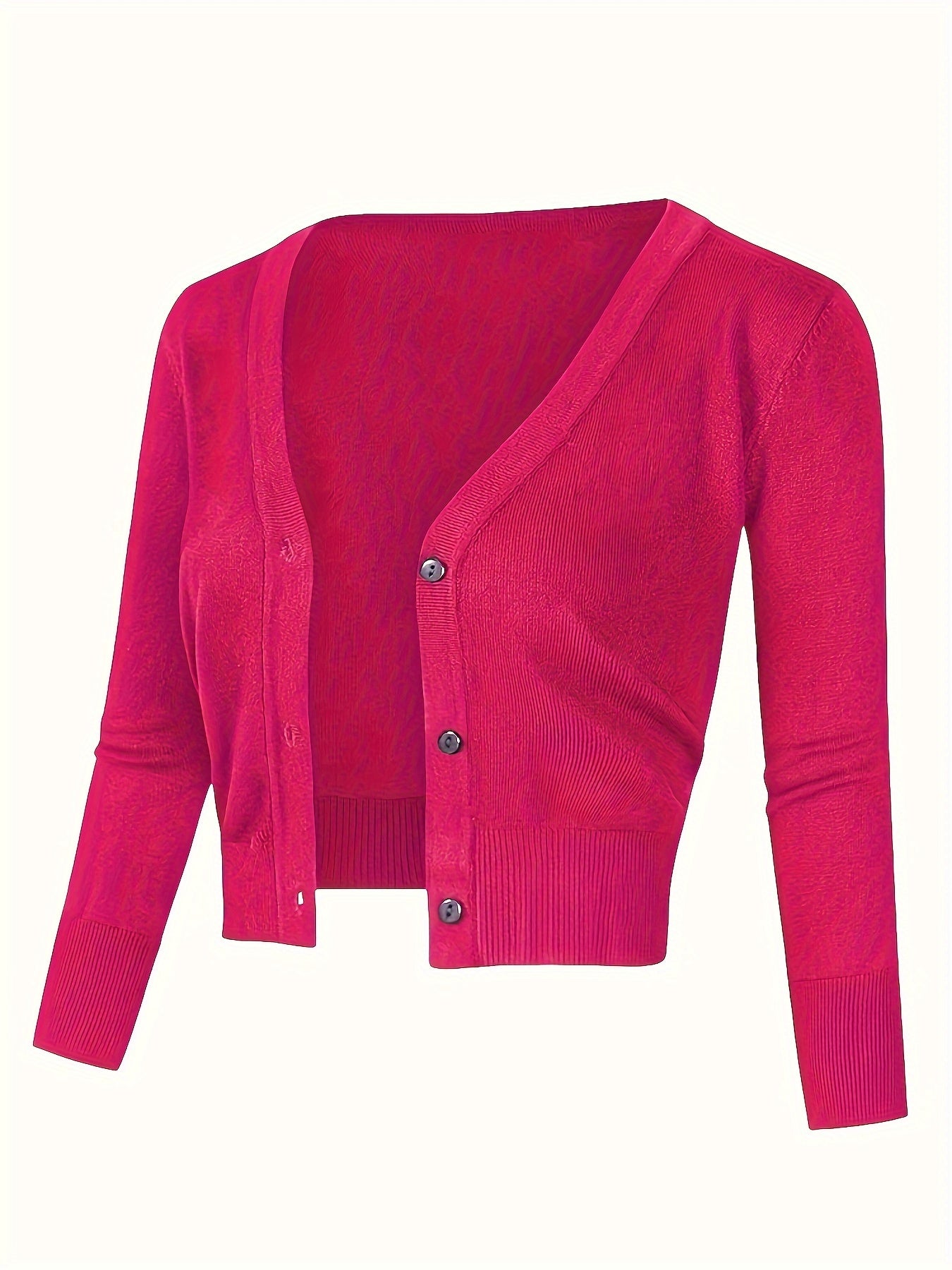 Norvielle Damen Bolerojacke Knopfverschluss