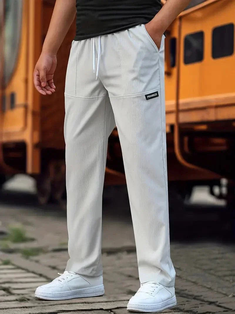 Herren Jogginghose Bequem Schwarz - Norvielle