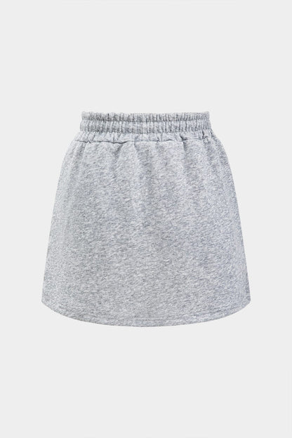 Damen Zweiteiliges Sweat-Set Kariert Grau