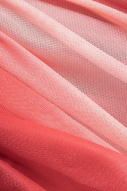 Damen Korsettkleid Mesh Drapé Asymmetrischer Rock