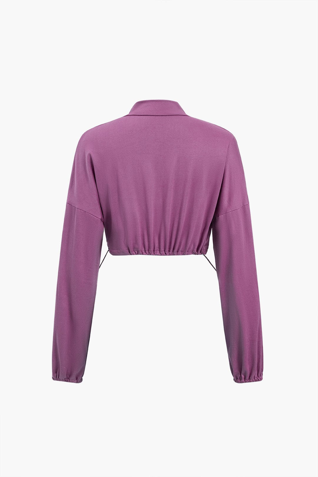 Damen Sportliches Zweiteiler-Set Cropped-Jacke Leggings