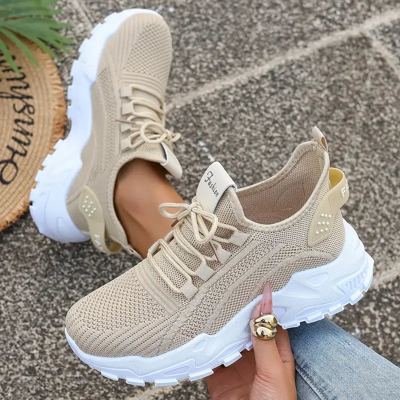 Damen Laufschuhe Atmungsaktives Mesh Leicht