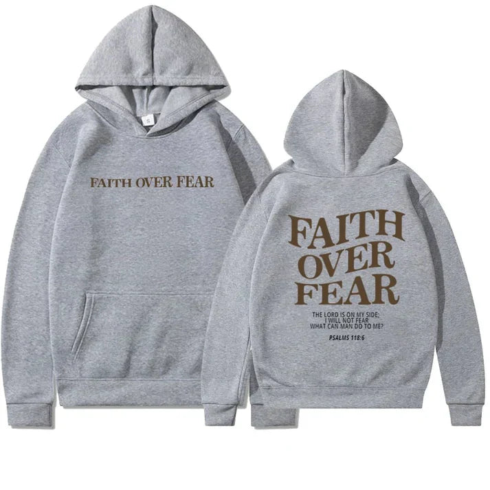 Norvielle Damen Kapuzenpullover Bibelvers Motiv