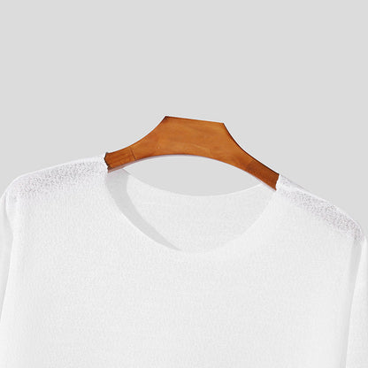 Atmungsaktives Damen T-Shirt Dünnes Oberteil Weiß