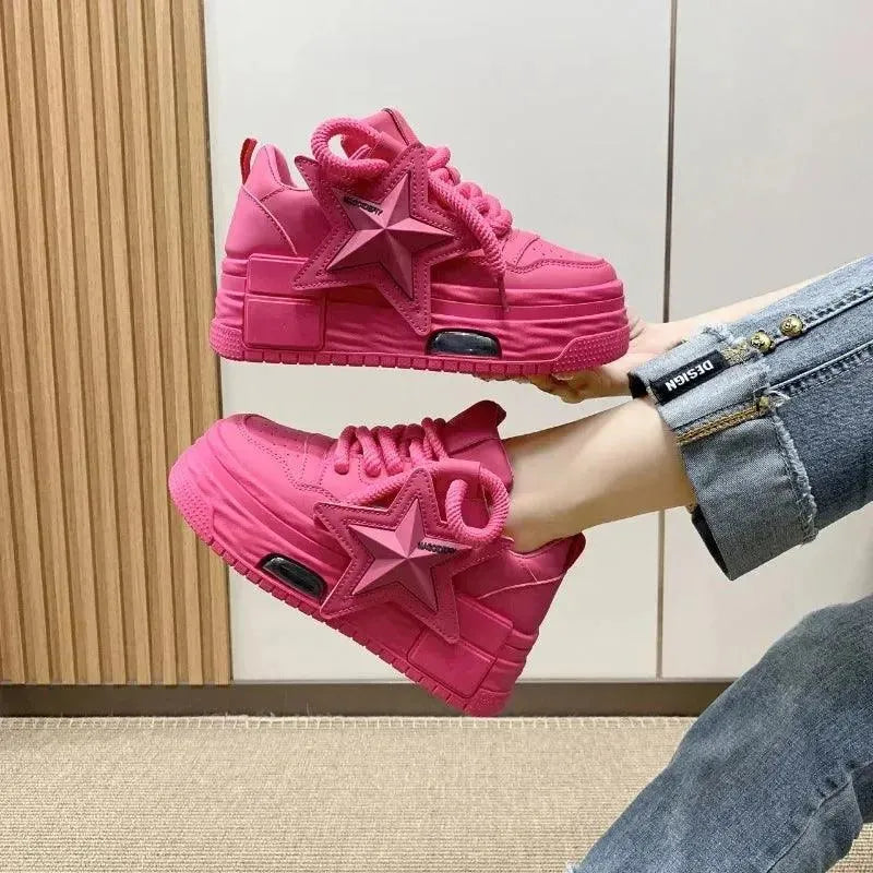 Damen Sneakers Plateau mit Stella - Norvielle