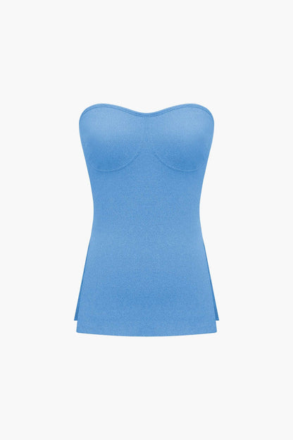 Damen Zweiteiler-Set Bustier- und Shorts Elegantes Design