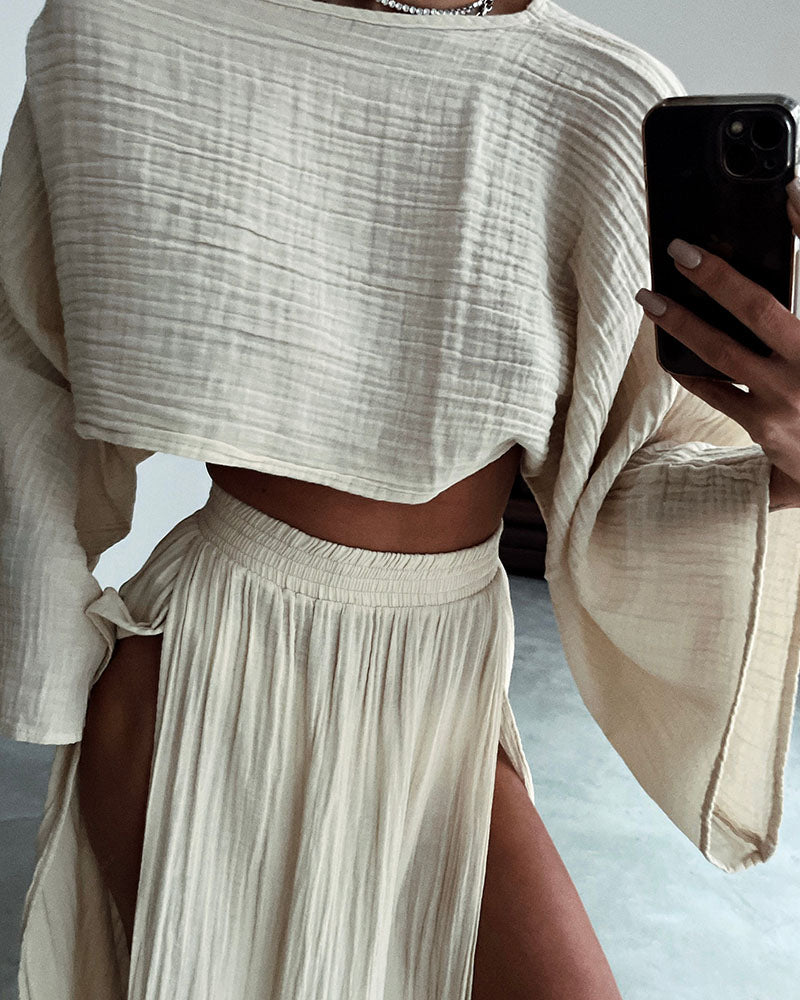 Mintgrünes Damen Lounge-Set