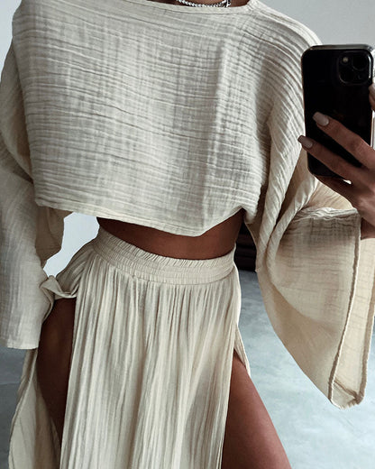 Mintgrünes Damen Lounge-Set