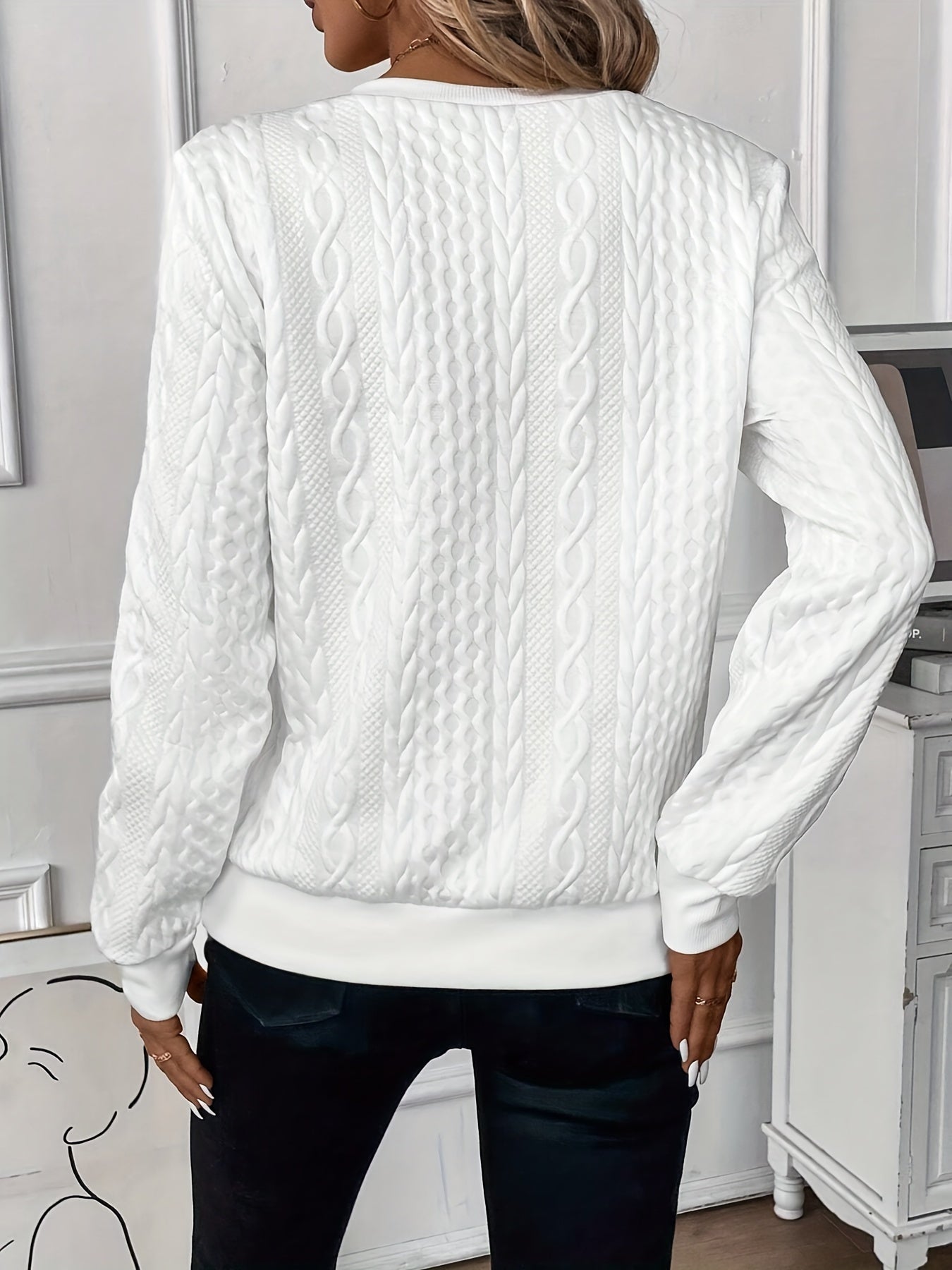 Norvielle Damen Reißverschluss-Pullover Elegantes Design - Norvielle