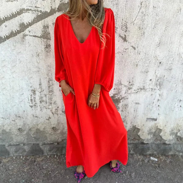 Norvielle Damenlässiges Sommerkleid Bequem - Norvielle