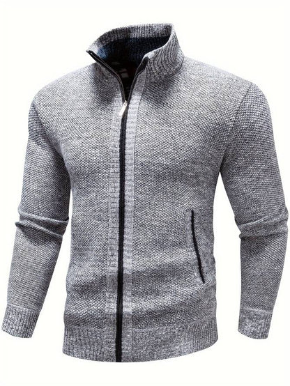 Herren Jacke Frontverschluss Reißverschluss