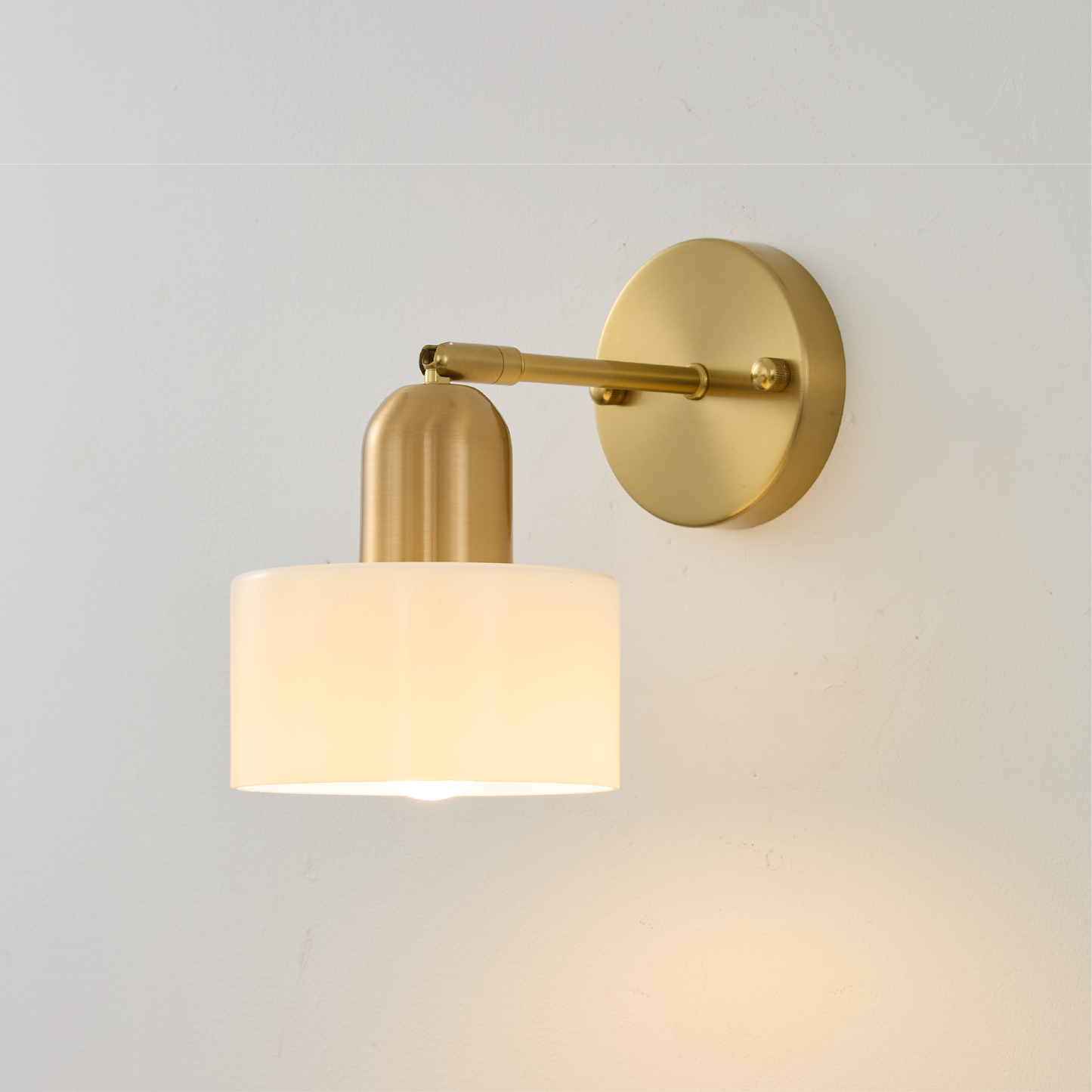 Bauhaus Glas Wandleuchte Bunt