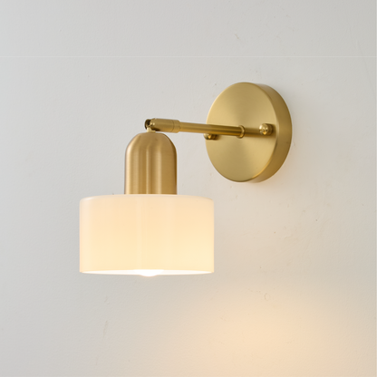 Bauhaus Glas Wandleuchte Bunt