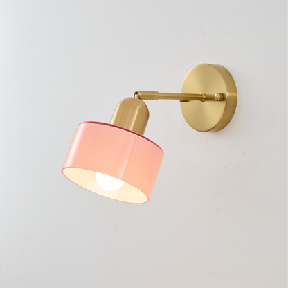 Bauhaus Glas Wandleuchte Bunt