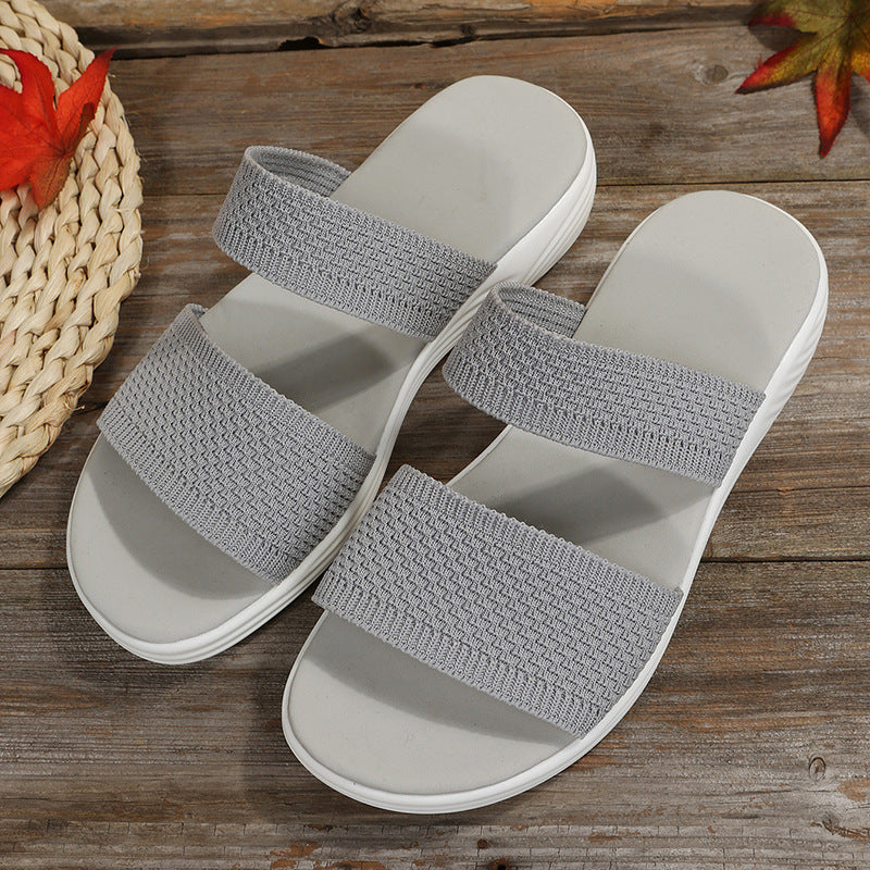 Damen Sandalen Leichte Komfortsandalen Elastisch