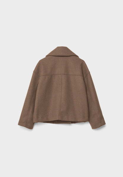 Damen Oversize Mantel Kurz Herbst Farben